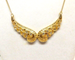 AVON HEAVENLY ANGEL WINGS NECKLACE (GOLDTONE) ~ NEW SEALED!!! - £13.29 GBP