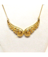 AVON HEAVENLY ANGEL WINGS NECKLACE (GOLDTONE) ~ NEW SEALED!!! - £13.03 GBP