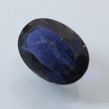 Iolite Blue Violet Untreated Faceted 13x9 mm Oval I1 clarity Gemstone 4.38 carat - £36.67 GBP