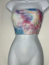 SHEIN Women’s Tie-Dye Halter Crop Top-Sz Small - £7.42 GBP