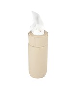 Cylinder Tissue Box PU Leather Round 50 Plus Tissues Container for Car C... - $44.15