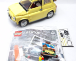 Lego Creator Expert 10271 Fiat 500 Yellow 960 Pieces 100% Complete - $58.38