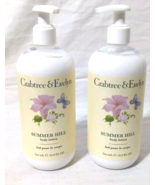 Crabtree &amp; Evelyn Summer Hill Body Lotion Pump Lot 2 x 16.9 oz Ea - $747.09 MXN