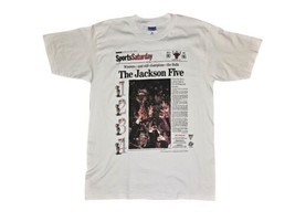 Vintage Chicago Bulls NBA Champions 1997 Rare T Shirt  Tribune Newspaper Sz L - £37.22 GBP