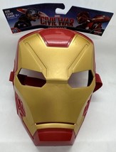 Hasbro Marvel Avengers Kids&#39; Childs&#39; Iron Man Adjustable Mask NEW - $13.85