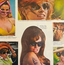 1968 Raquel Welch Foster Grant Sunglasses Advertisement Fashion Supermod... - $29.99