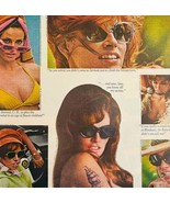 1968 Raquel Welch Foster Grant Sunglasses Advertisement Fashion Supermod... - $29.99