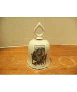 Wonderful World Breakfast Conversation Norman Rockwell Danbury Mint Bell - $380.13 MXN