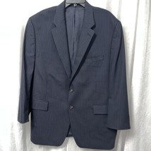 Lauren Ralph Lauren Men&#39;s Blazer Black Pinstriped Size 46 R - $34.65