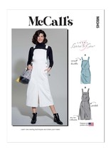 McCalls Sewing Pattern 8345 11622 Skirt Overalls Misses Size 6-14 - $12.59