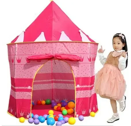 Children Beach Tent Baby Toy Play Game House Kids Princess Prince Castle Indoor - £34.84 GBP