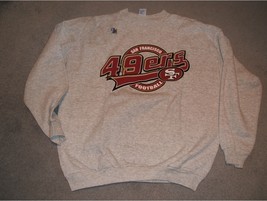 San Francisco 49&#39;ers Logo 7 Ash Extra Large (XL) Sweat Shirt  - £15.72 GBP
