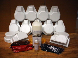 KEYHOLE DRIVEWAY PATIO PAVER SUPPLY KIT WITH 24 MOLDS... BOGO... GET 48 MOLDS!  image 1