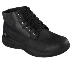 Men&#39;s SKECHERS Relaxed Fit Bursen - Teven Boot, 64852 /BLK Size 11.5 Black - £63.67 GBP