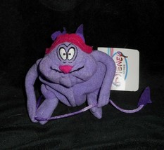 New Disney Purple Panic / Pain Hercules Mini B EAN Bag Stuffed Animal Plush Toy - £10.51 GBP
