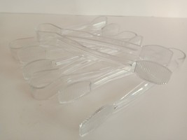 Lot 5 Cambro Clear Plastic Flat-Grip Tong - 9&quot;L  TG9 Deli Salad Restaura... - $18.00