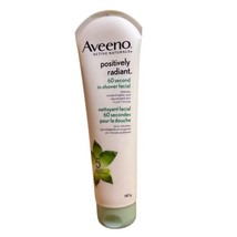 Aveeno Positively Radiant 60 Second In Shower Facial AHA Exfoliate Cleanser 5 oz - $77.99