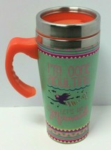 Novelty Reusable 16oz Mint Green &quot;I&#39;m Done Adulting...&quot; Printed Coffee M... - £9.43 GBP