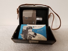 Vintage Bell &amp; Howell 8mm Movie Camera 310-312-314D with Case &amp; Manual - £54.18 GBP