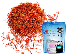 Saffron Tea, Decaffeinated Tea, Herbal Tea, Loose Leaf Tea - $9.99+