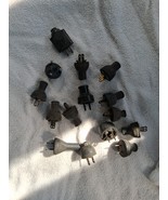 Vintage Electrical Plug End Antique  Radio Lamp Fan Original Large Lot Of 15 - $24.18