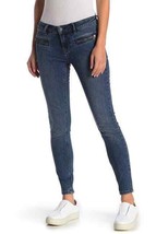Free People Jet Low Rise Skinny Jeans Baltic Blue ( 24 )  - £45.59 GBP