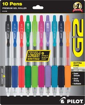 Pilot G2 Premium Retractable Gel-Ink Rolling Ball Pens, Extra Fine Point... - £34.53 GBP