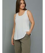 Women Top Style &amp; Co Women White Plus Size Cotton Sleeveless Tank  Size ... - $154.50 MXN