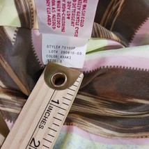 Via Spiga 70103P Women's Cotton Tan/Khaki Jacket Coat With Belt Size 6 image 5