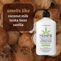 Hempz Whipped Vanilla & Coconut Cream Lotion, 17 Oz. image 2