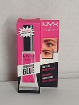 NYX The Brow Glue TBG01 Transparent Non-Sticky 0.17 Oz. New (T) - £11.07 GBP