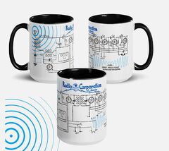 Armstrong Superheterodyne Radio Circuit - Mug 15oz – RCA Tribute Edition - $15.90