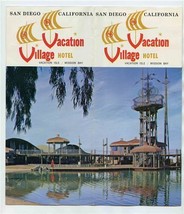 Vacation Village Hotel Brochure San Diego California 1968 - $37.62