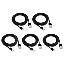 5X USB Type C 10FT Nylon Braided Charger Data Cable Cord for Android Cell Phone - £19.35 GBP