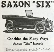 Saxon Motor Car Company Touring Six 1916 Advertisement Automobilia DWII8 - $19.99
