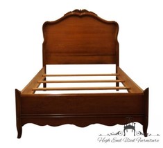 VINTAGE ANTIQUE Solid Cherry Country French Provincial Twin Bed - £943.94 GBP