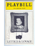 LETTICE &amp; LOVAGE ETHEL BARRYMORE 1990 THEATRE PLAYBILL PAXTON WHITEHEAD ... - €17,20 EUR