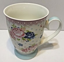 Vivian by Maxcera Floral Multicolor Coffee Tea Cup Collectible - £13.20 GBP
