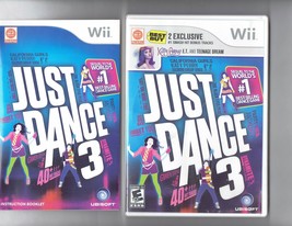Nintendo Wii Just Dance 3 video Game Complete (disc Case and Manual) - £11.35 GBP