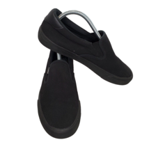 Lugz Clipper Slip On Men&#39;s Size 9.5 Black Sneakers Casual Shoes MCLIPRC-001 - $21.46