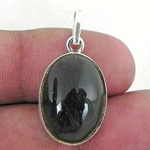 Sterling Silver Pendant Necklace Natural Smoky Quartz PS-1600 - £37.59 GBP