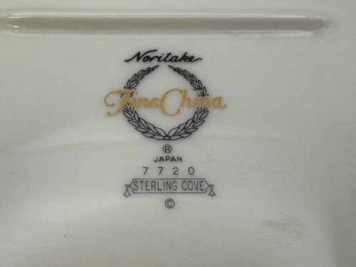 Noritake Fine China STERLING COVE 13 1/2" Oval Serving Platter Item image 5