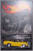 Yellow &#39;70 Chevy Chevelle SS CUSTOM Hot Wheels Exclusive Series w/Real R... - $72.71