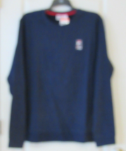 Fila French Terry Crew Neck  Long Slv Sweatshirt Peacoat (BLUE) Men&#39;s Sz... - $387.64 MXN
