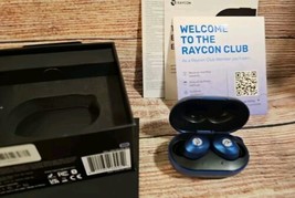 Raycon RBE725-21E-BLU The Everyday Bluetooth Wireless Earbuds Blue Used  - £29.05 GBP