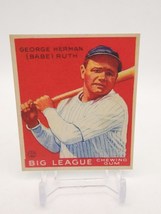 1933 Goudy Babe Ruth Reprint New York Yankees Ny Baseball Card - £11.75 GBP