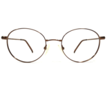 Technolite Flex Eyeglasses Frames TLF 602 BR Brown Round Full Rim 48-19-140 - £40.49 GBP