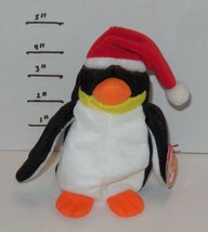 TY Zero Beanie Baby The Christmas Penguin plush toy - $10.34