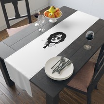 Customizable Cotton and Polyester Table Runner, Featuring Iconic Portrai... - $36.05+