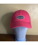 Life Is Good Women&#39;s Oval Vintage Chill Cap Hat Ball Cap One Size Pink - $9.49